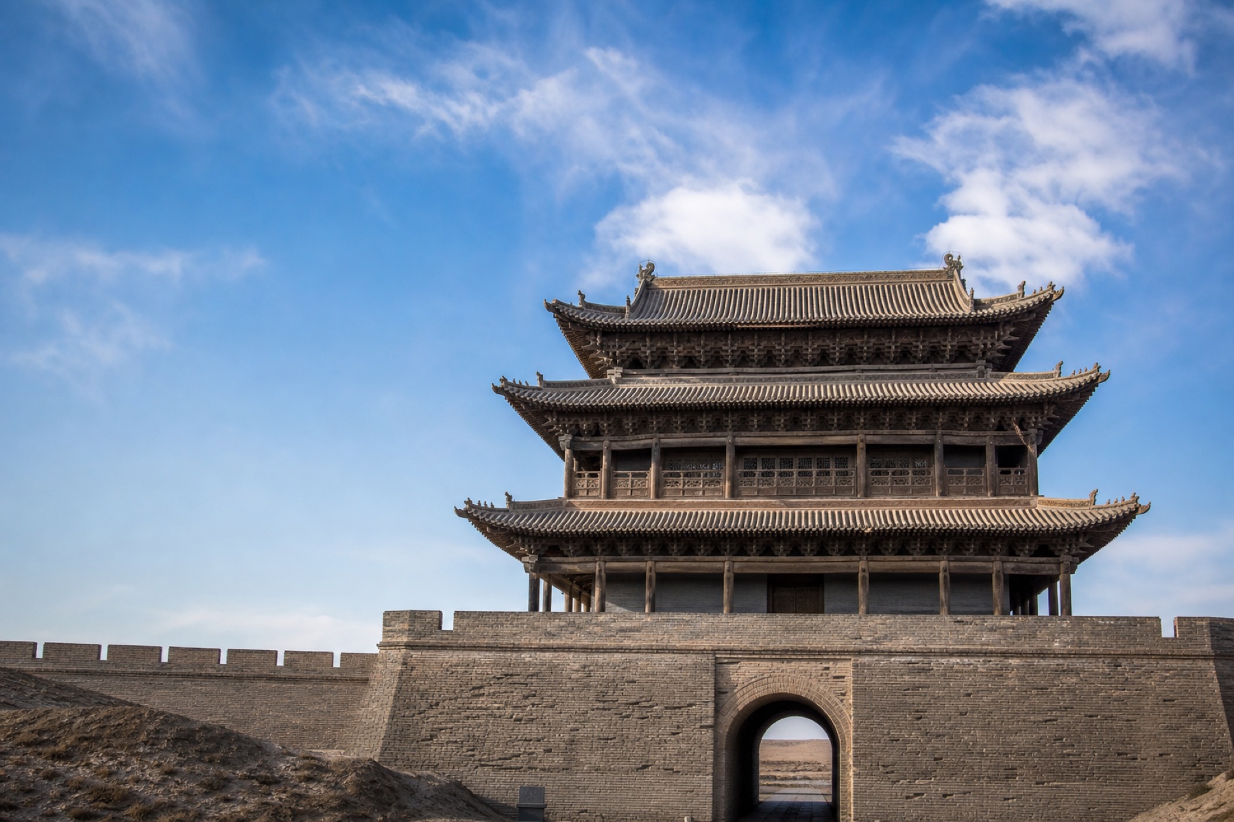 梁林古建考察之路行迹配图